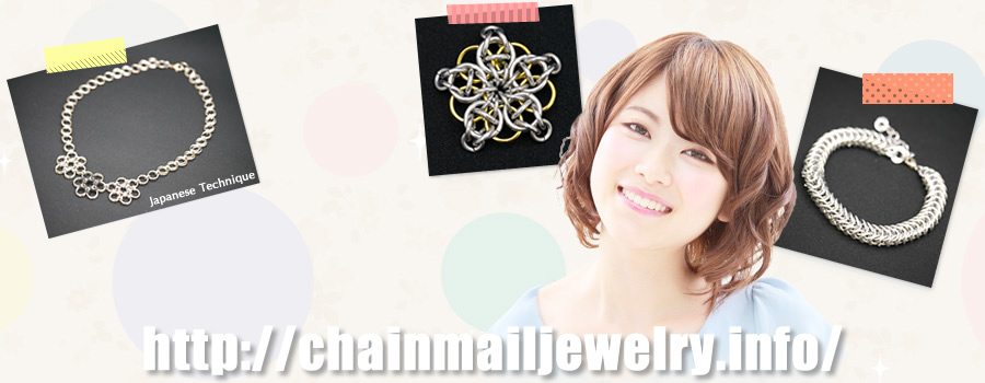 Japaneseでお花モチーフのイヤリング＆ネックレス